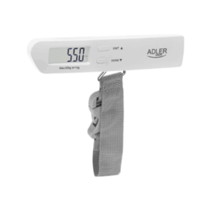Adler | Travel Luggage Scale | AD 8191 | Maximum weight (capacity) 50 kg | Accuracy 10 g | Grey - Image 9