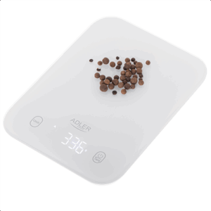 Adler Kitchen Scale | AD 3181w | Graduation 1 g | Display type LED | White - Image 4