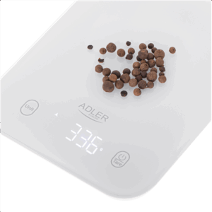 Adler Kitchen Scale | AD 3181w | Graduation 1 g | Display type LED | White - Image 5