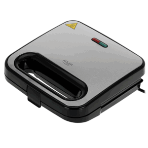 Adler Sandwich Maker | AD 3076 | 1000 W | Number of plates 1 | Black/Silver - Image 2