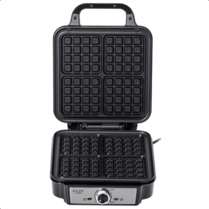 Adler Waffle Maker | AD 3083 | 1800 W | Number of pastry 4 | Belgium | Silver/Black - Image 5