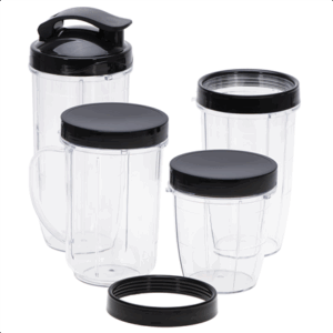 Adler Blender Smoothie Set | AD 4084 | Tabletop | 1200 W | Jar material BPA-Free | Jar capacity 0.3+0.5+0.5+0.7 L | Ice crushing | Stainless Steel - Image 10