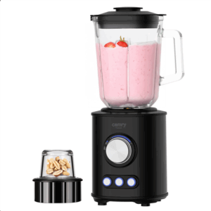 Camry Blender | CR 4088 | Tabletop | 1800 W | Jar material Glass | Jar capacity 1.5 L | Ice crushing | Piano Black - Image 4