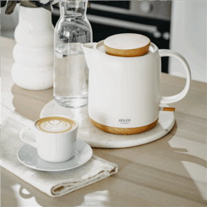 Adler Electric Virdulys | AD 1304 | Electric | 1200 W | 1 L | Ceramic | 360° rotational base | White - Image 10