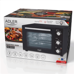 Adler Electric oven | AD 6025 | 35 L | 1500 W | Black - Image 3