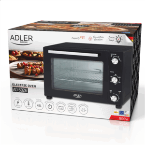 Adler Electric oven | AD 6026 | 48 L | 1800 W | Black - Image 3