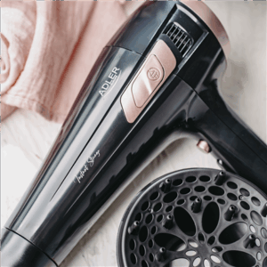 Adler Plaukų džiovintuvas with retractable power cord | AD 2283 | 2400 W | Number of temperature settings 3 | Diffuser nozzle | Black/Golden Rose - Image 12