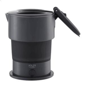 Adler Silicon Travel Kettle | AD 1377 | Travel Kettle | 600 W | 0.6 L | Silicon | Grey - Image 2