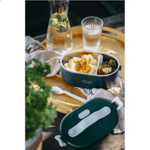 Adler | Electric lunch box with thermal bag | AD 4522 | 0.8 L | Plastic/Stainless steel | Green | Lid included - Image 14
