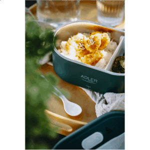 Adler | Electric lunch box with thermal bag | AD 4522 | 0.8 L | Plastic/Stainless steel | Green | Lid included - Image 15