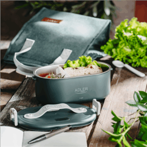 Adler | Electric lunch box with thermal bag | AD 4522 | 0.8 L | Plastic/Stainless steel | Green | Lid included - Image 17