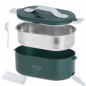 Adler | Electric lunch box with thermal bag | AD 4522 | 0.8 L | Plastic/Stainless steel | Green | Lid included - Image 7