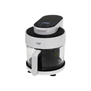 Adler Air Fryer Oven with Glass Bowl | AD 6316 | Power 1200 W | Capacity 3 L | Convection | White/Black - Image 4