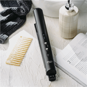 Adler Cordless Hair Straightener | AD 2327 | Ceramic heating system | Display LED | Temperature (min) 160 °C | Temperature (max) 220 °C | Black - Image 12