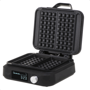 Adler Waffle Maker with LED Display | AD 3087 | 2200 W | Number of pastry 2 | Belgium | Black - Image 4