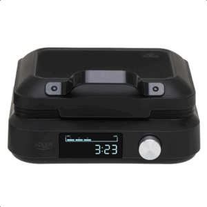 Adler Waffle Maker with LED Display | AD 3087 | 2200 W | Number of pastry 2 | Belgium | Black - Image 5