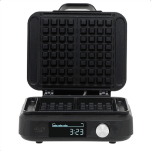 Adler Waffle Maker with LED Display | AD 3087 | 2200 W | Number of pastry 2 | Belgium | Black - Image 8