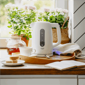 Adler Virdulys | AD 1379w | Electric | 2200 W | 1.7 L | Polypropylene | 360° rotational base | White - Image 8