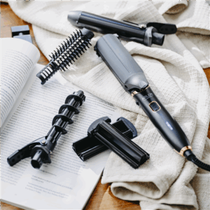 Adler Hair Styling Set 5-in-1 | AD 2028 | Ceramic heating system | 1200 W | Black - Image 9