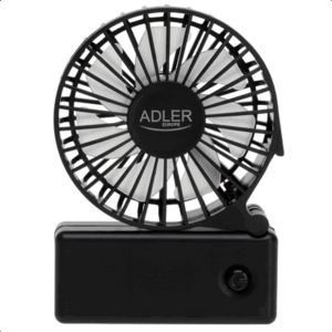 Adler Foldable mini fan | AD 7336 | Desk fan | Black | Diameter 6.5 cm | Number of speeds 1 - Image 2