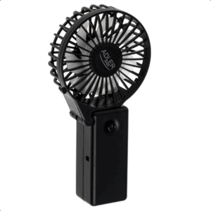 Adler Foldable mini fan | AD 7336 | Desk fan | Black | Diameter 6.5 cm | Number of speeds 1 - Image 4