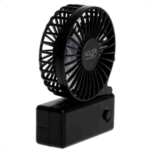 Adler Foldable mini fan | AD 7336 | Desk fan | Black | Diameter 6.5 cm | Number of speeds 1 - Image 5