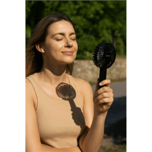 Adler Mini USB Fan | AD 7338 | Desk fan | Black | Diameter 7 cm | Number of speeds 3 - Image 8