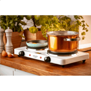 Adler Hot Plate | AD 6520 | Number of burners/cooking zones 2 | White | Electric - Image 11