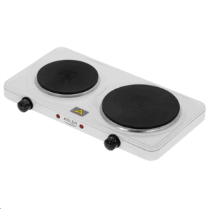 Adler Hot Plate | AD 6520 | Number of burners/cooking zones 2 | White | Electric - Image 4