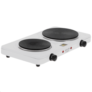 Adler Hot Plate | AD 6520 | Number of burners/cooking zones 2 | White | Electric - Image 5