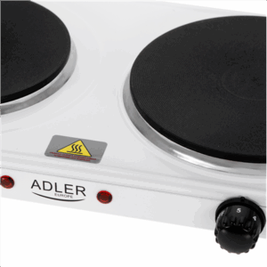 Adler Hot Plate | AD 6520 | Number of burners/cooking zones 2 | White | Electric - Image 7