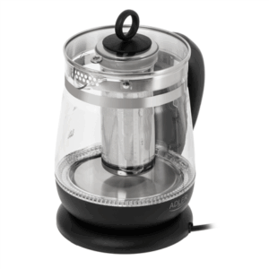 Adler Virdulys | AD 1299 | Electric | 2200 W | 1.5 L | Glass | 360° rotational base | Black - Image 4