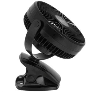 Adler Rechargeable Clip-on Desk Fan | AD 7342 | Table Fan | Black | Diameter 15.5 cm | Number of speeds 3 | Oscillation | 5 W - Image 4