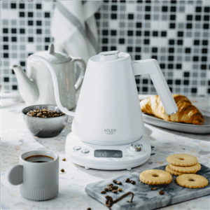 Adler | Virdulys | AD 1349w | Electric | 1100 W | 1 L | Stainless Steel | 360° rotational base | White - Image 12