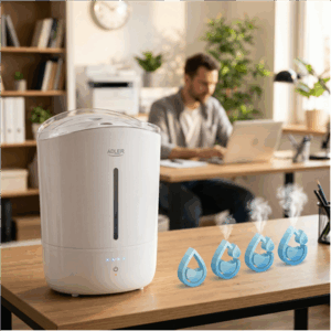 Adler Humidifier | AD 7971 | 30 W | Water tank capacity 5 L | Ultrasonic | Humidification capacity 100-250 ml/hr | White - Image 16