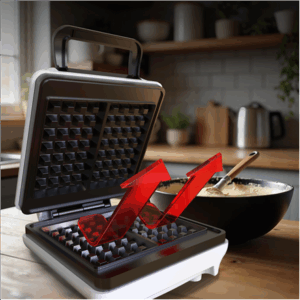 Mesko Waffle Maker | MS 3091 | 1800 W | Number of pastry 2 | Belgium | White - Image 11