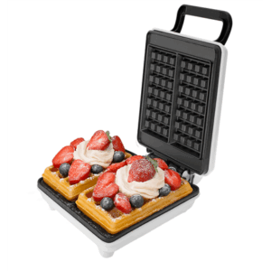 Mesko Waffle Maker | MS 3091 | 1800 W | Number of pastry 2 | Belgium | White - Image 3