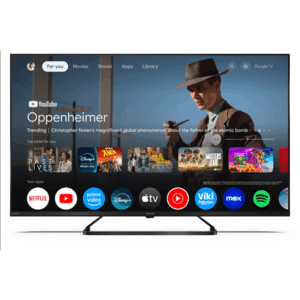 Sharp | 43HP6265E | 43 | Smart TV | Google TV | UHD | Black - Image 3