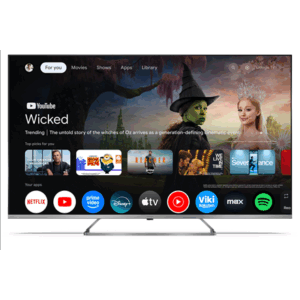 Sharp 4K QLED MiniLED TV | 50JP7265E | 50 | Smart TV | Google TV | UHD | Silver - Image 4