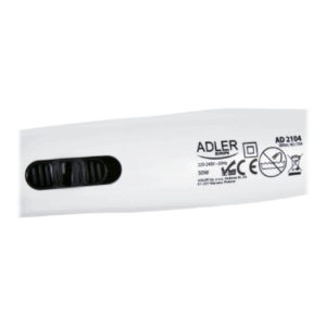 Adler | Hair straightener 2 in 1 | AD 2104 | Warranty 24 month(s) | Ceramic heating system | 50 W | White - Image 16