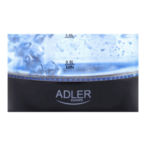 Kettle | Adler | Kettle | AD 1224 | Standard | 2000 W | 1.5 L | Glass | 360° rotational base | Black - Image 10