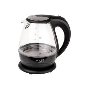 Kettle | Adler | Kettle | AD 1224 | Standard | 2000 W | 1.5 L | Glass | 360° rotational base | Black - Image 6