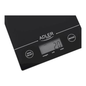 Adler | Kitchen scales | Adler AD 3138 | Maximum weight (capacity) 5 kg | Graduation 1 g | Display type LCD | Black - Image 7