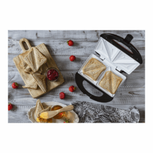 Camry | Sandwich maker | CR 3018 | 850 W | Number of plates 1 | Number of pastry 2 | Ceramic coating | Black - Image 9