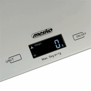 Mesko | Kitchen Scales | MS 3145 | Maximum weight (capacity) 5 kg | Graduation 1 g | Display type LCD | Silver - Image 5