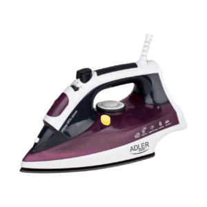 Iron | Adler | AD 5022 | With cord | 2200 W | Purple/White - Image 3