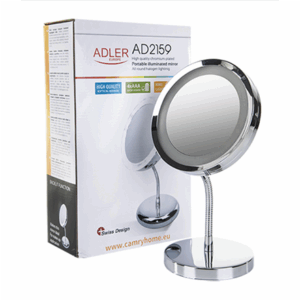 Adler | Mirror | AD 2159 | 15 cm | LED mirror | Chrome - Image 3
