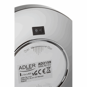 Adler | Mirror | AD 2159 | 15 cm | LED mirror | Chrome - Image 4