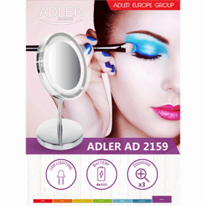 Adler | Mirror | AD 2159 | 15 cm | LED mirror | Chrome - Image 5