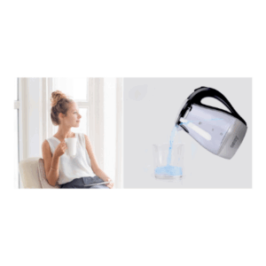 Camry | CR 1251 | Standard kettle | 2000 W | 1.7 L | Glass | 360° rotational base | Glass/Black - Image 12